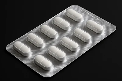 blister pack of white pills - 2